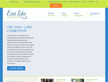 Tablet Screenshot of eastlakefoundation.org